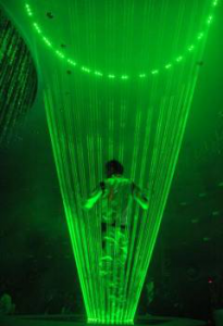 單綠激光舞